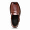 Charsadda Leather Chappal-Embosed Leather Upper – Round Shape – F-25 (Coffee)