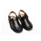 Round Shaped Chappals – Folded Leather upper – soft inner – Charsadda sole – F-45 (Charcoal)