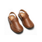 Round Shaped Chappals – Folded Leather upper – soft inner – Charsadda sole – F-45 (Rust)