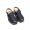 Nawaabi Kaptaan Chappal – Matte Finish Folded Leather Upper – Kaptaan Style sole – F-43 (Navy)